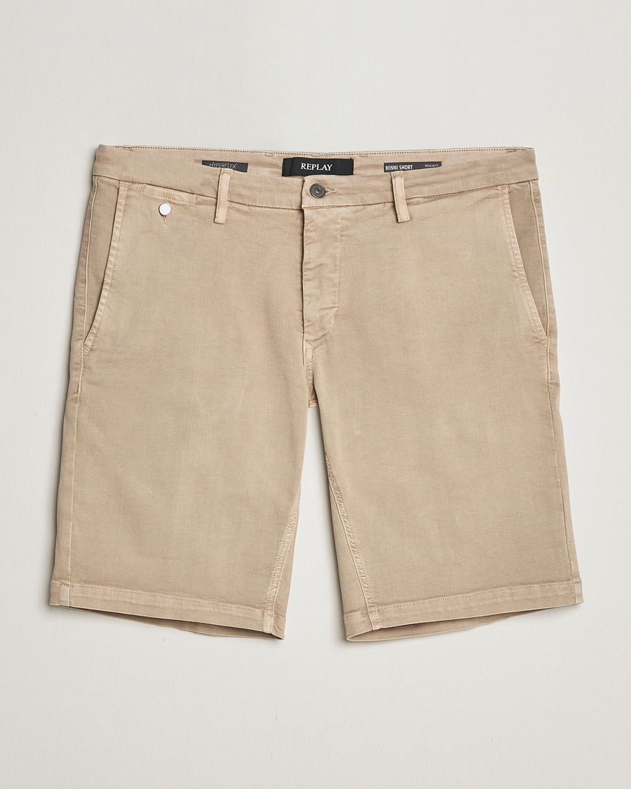 Homme | Shorts | Replay | Benni Hyperflex Shorts Coffee Cream
