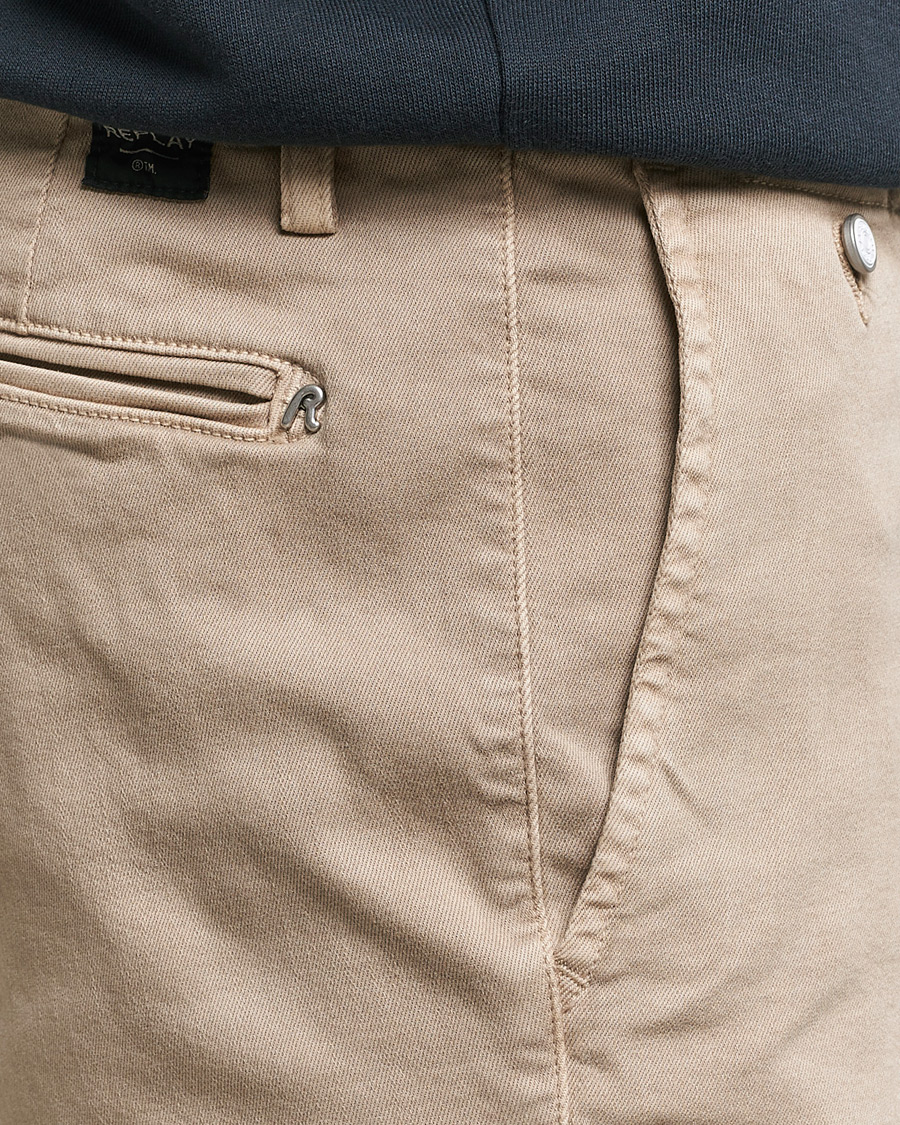 Homme | Shorts | Replay | Benni Hyperflex Shorts Coffee Cream