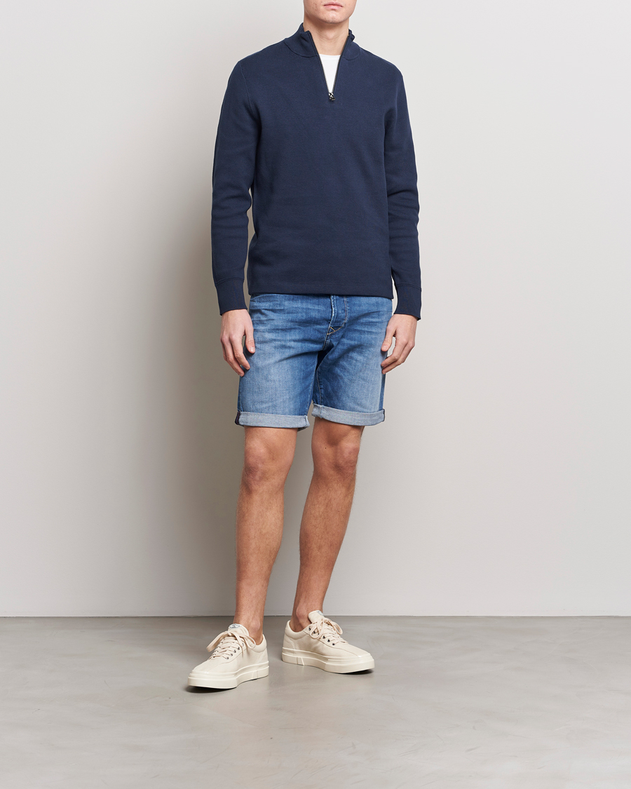 Homme | Shorts | Replay | RBJ981 Super Stretch Bio Denim Shorts Medium Blue