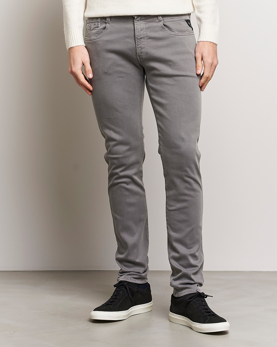 Homme | Pantalon Décontracté | Replay | Anbass Hyperflex X.Lite 5-Pocket Pants Medium Grey