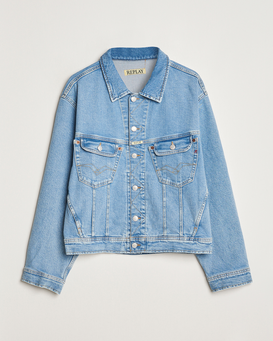 Homme | Manteaux Et Vestes | Replay | 901 Original Denim Jacket Light Blue