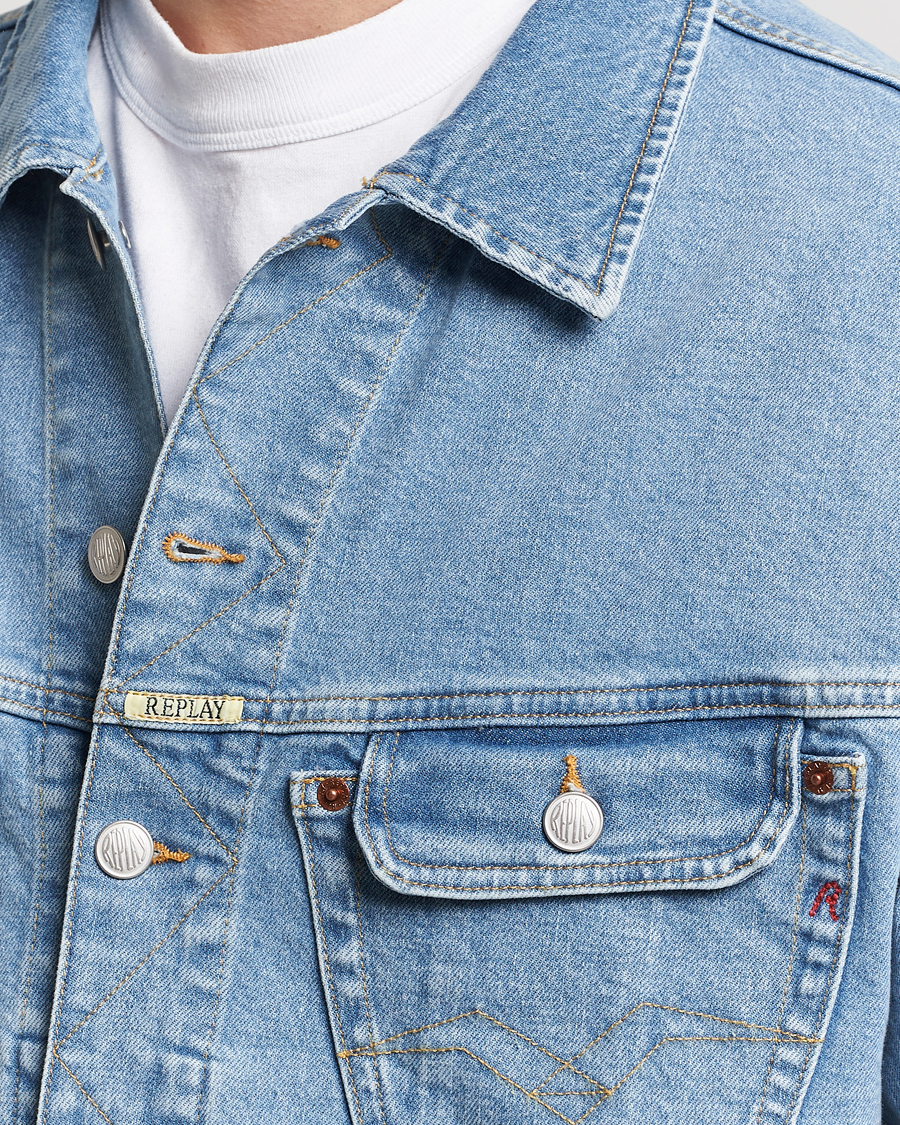 Homme | Manteaux Et Vestes | Replay | 901 Original Denim Jacket Light Blue