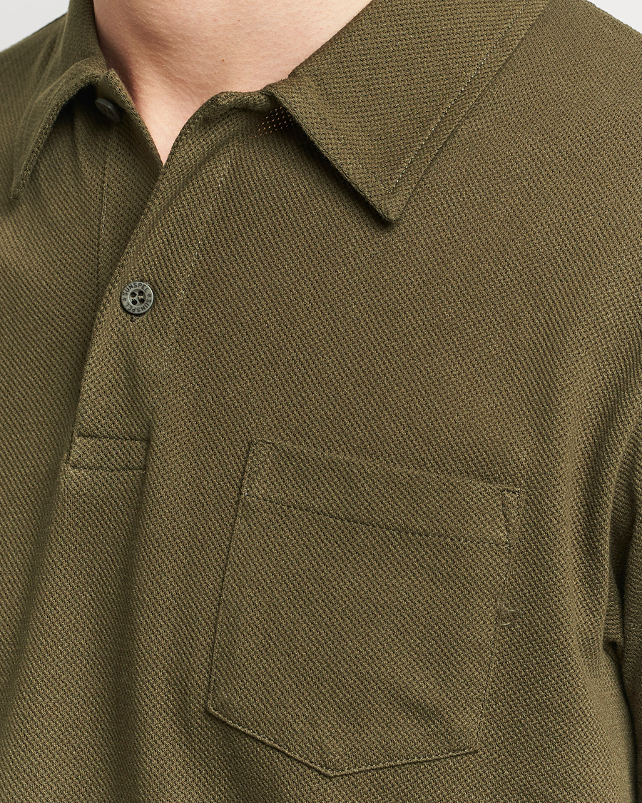 Homme | Polos | Sunspel | Riviera Polo Shirt Dark Olive