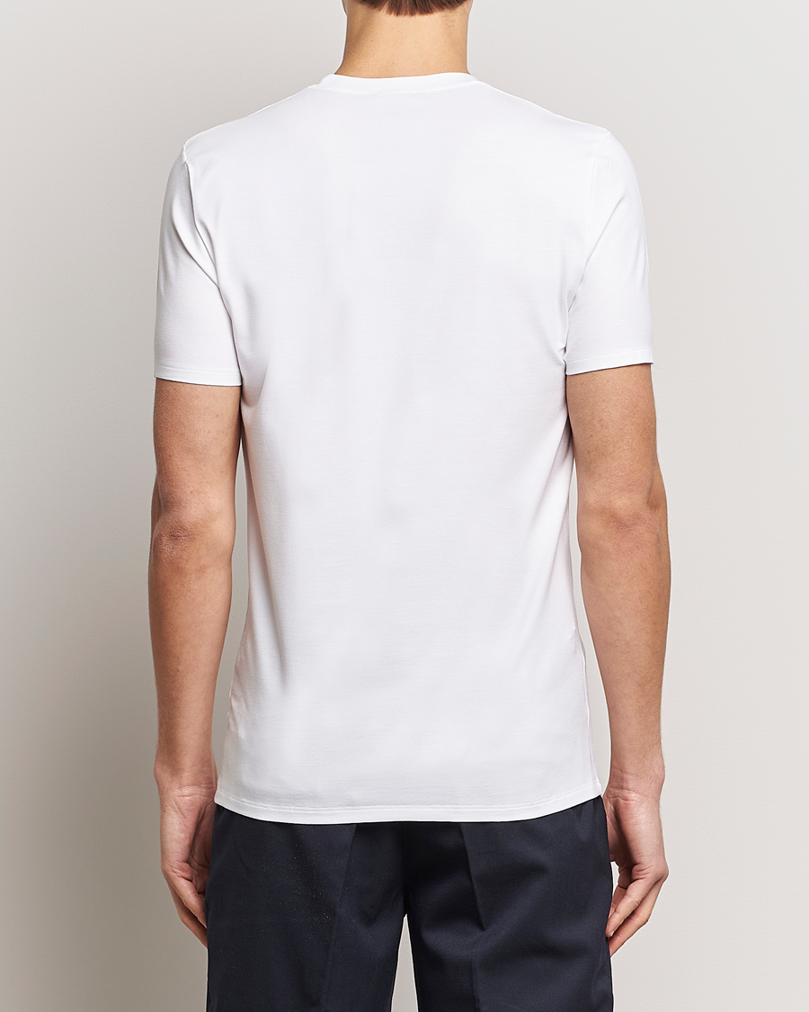 Homme | T-shirts | Zimmerli of Switzerland | Pureness Modal Crew Neck T-Shirt White
