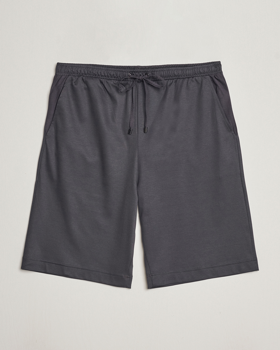 Homme | Peignoirs Et Pyjamas | Zimmerli of Switzerland | Cotton/Modal Loungewear Shorts Phantom