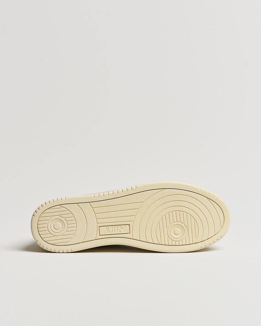 Homme | Autry Medalist Low Suede Sneaker Grey/Cream | Autry | Medalist Low Suede Sneaker Grey/Cream