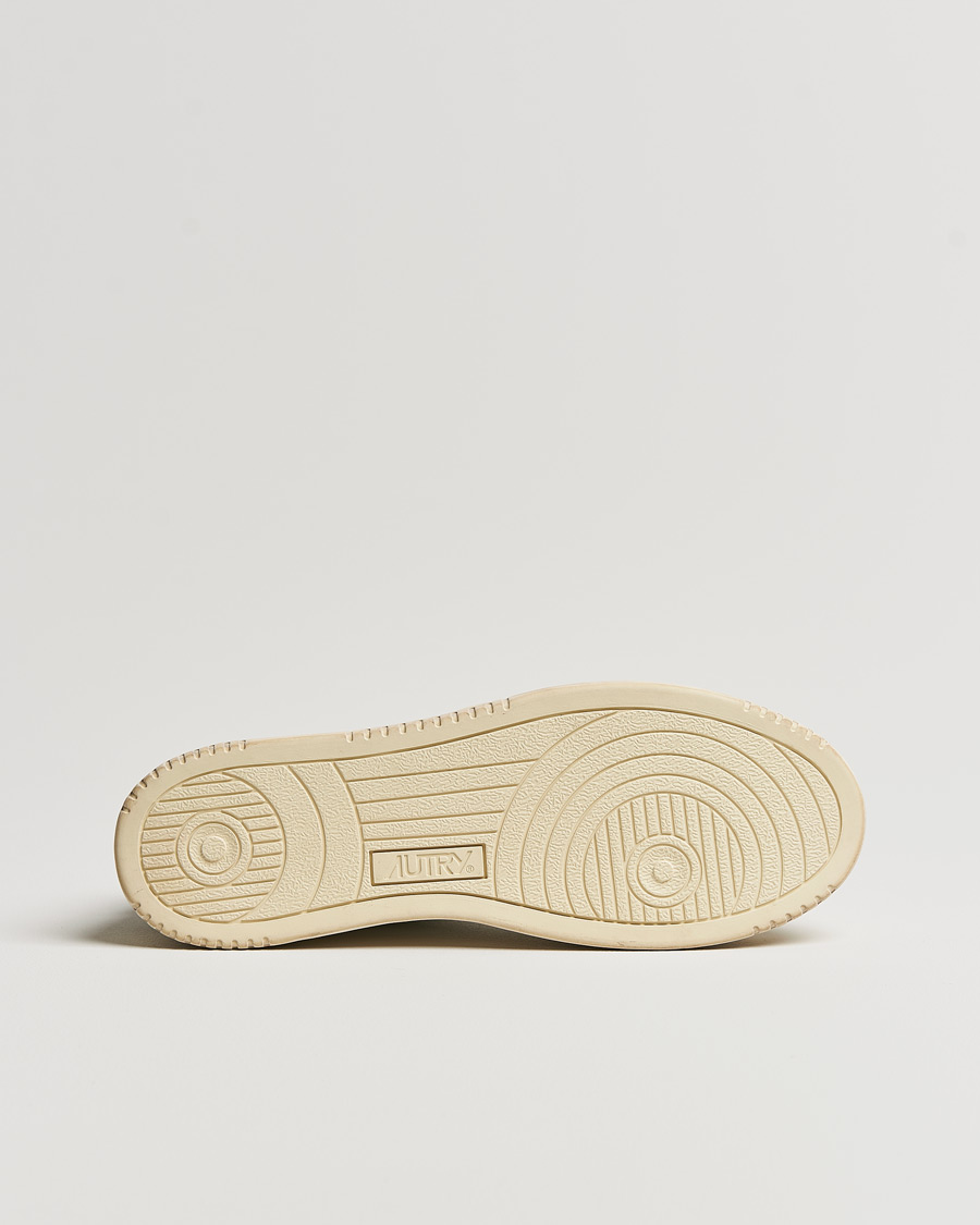 Homme | Autry Super Vintage Low Leather Sneaker White/Navy | Autry | Super Vintage Low Leather Sneaker White/Navy