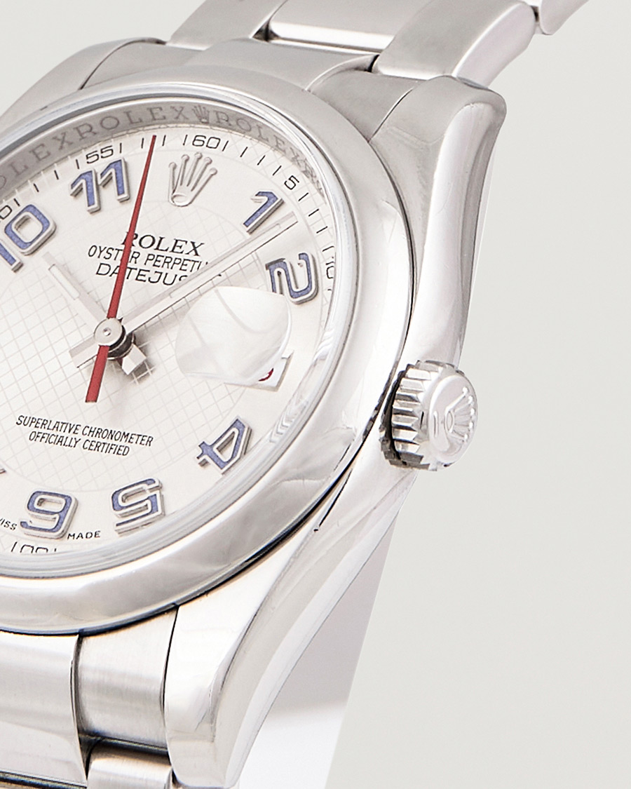 Homme | Rolex Pre-Owned Datejust 116200 Oyster Perpetual Steel Silver | Rolex Pre-Owned | Datejust 116200 Oyster Perpetual Steel Silver