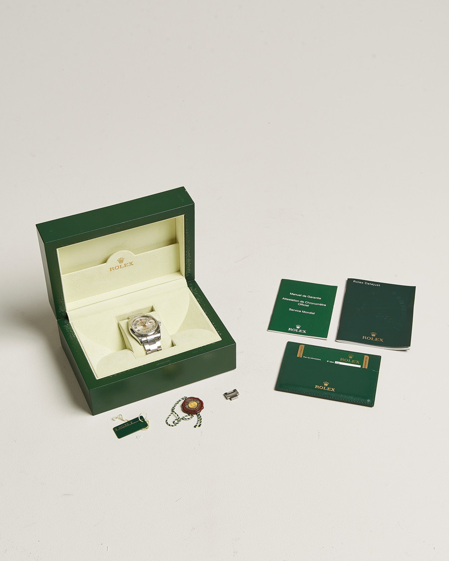 Homme | Rolex Pre-Owned Datejust 116200 Oyster Perpetual Steel Silver | Rolex Pre-Owned | Datejust 116200 Oyster Perpetual Steel Silver