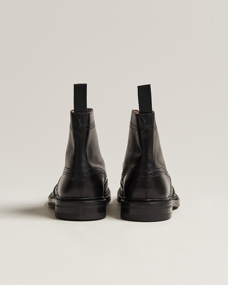 Homme | Bottes | Tricker's | Stow Dainite Country Boots Black Calf