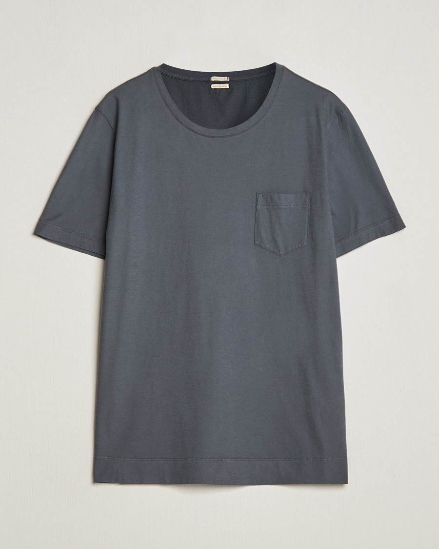 Homme | T-shirts | Massimo Alba | Panarea Watercolor T-Shirt Steel
