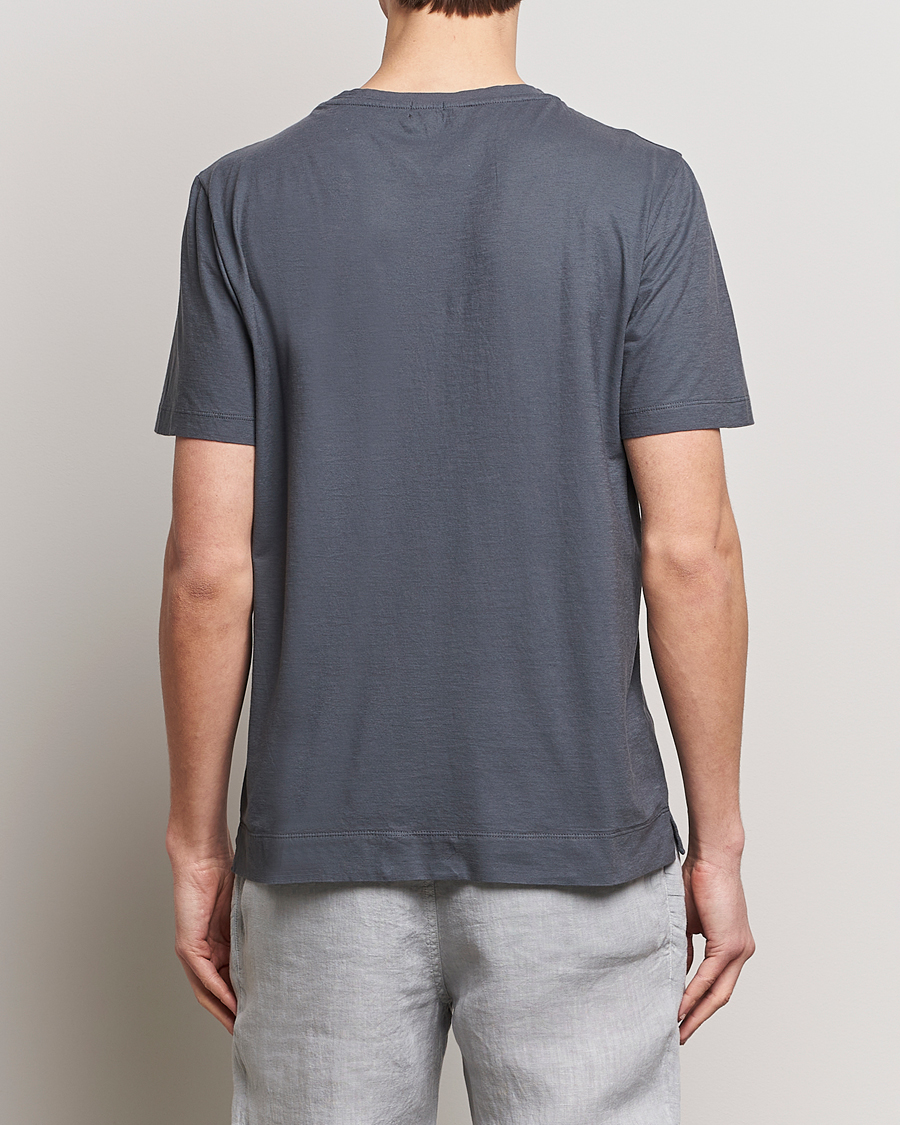 Homme | T-shirts | Massimo Alba | Panarea Watercolor T-Shirt Steel