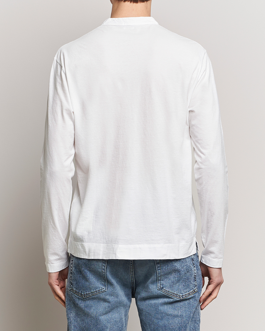 Homme | Pulls Et Tricots | Massimo Alba | Hawai Watercolor Henley White