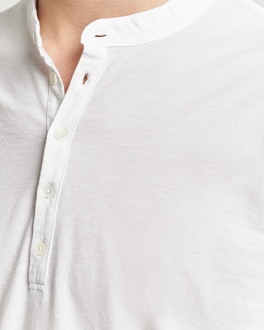 Homme | Pulls Et Tricots | Massimo Alba | Hawai Watercolor Henley White