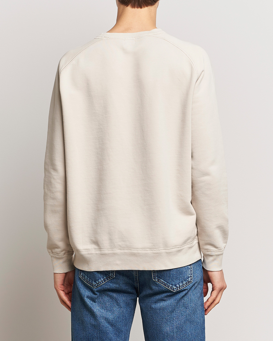 Homme | Pulls Et Tricots | Massimo Alba | Freesport Fleece Cotton Sweatshirt Light Beige