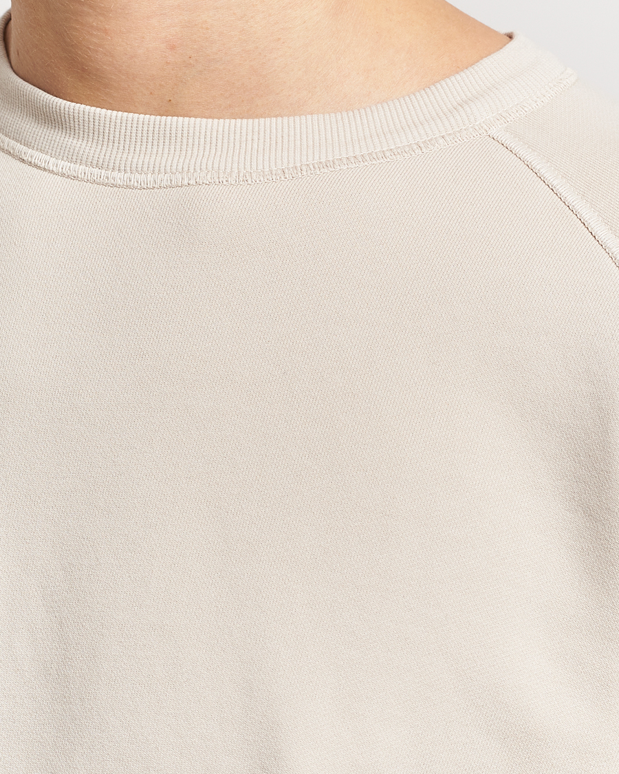 Homme | Pulls Et Tricots | Massimo Alba | Freesport Fleece Cotton Sweatshirt Light Beige
