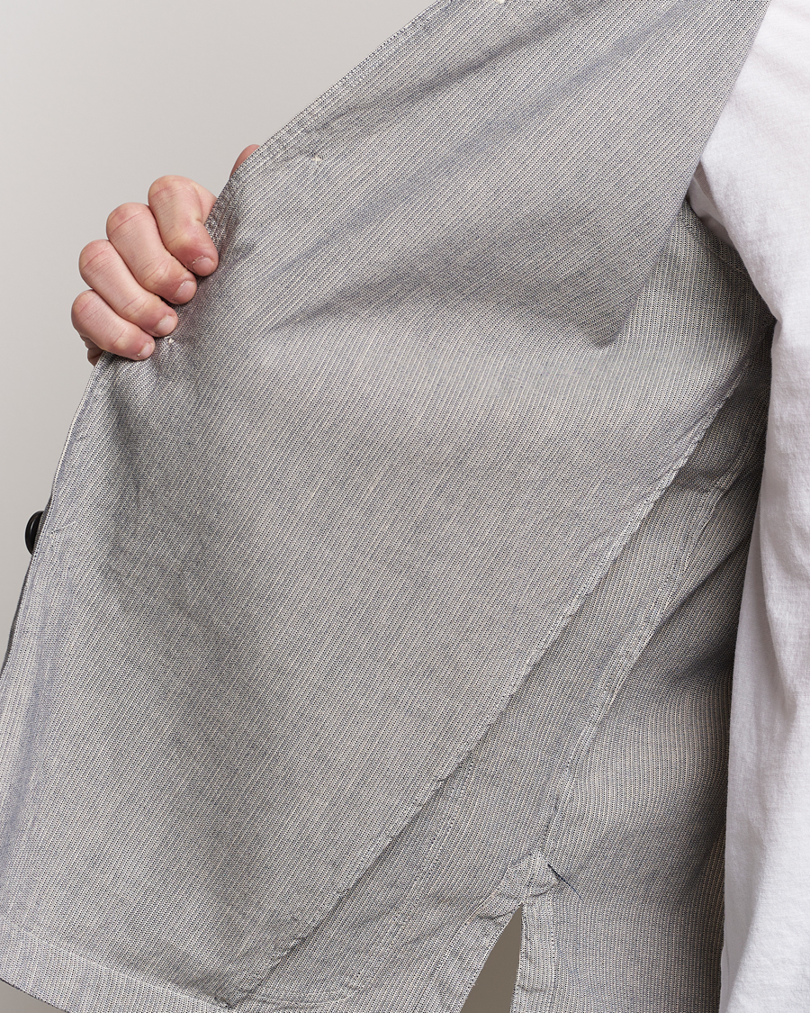 Homme | Manteaux Et Vestes | Massimo Alba | Florida Cotton/Linen Shirt Jacket Light Grey