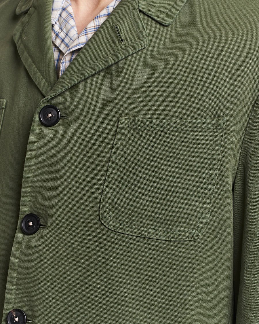 Homme | Manteaux Et Vestes | Massimo Alba | Solex Cotton Work Jacket Military Green