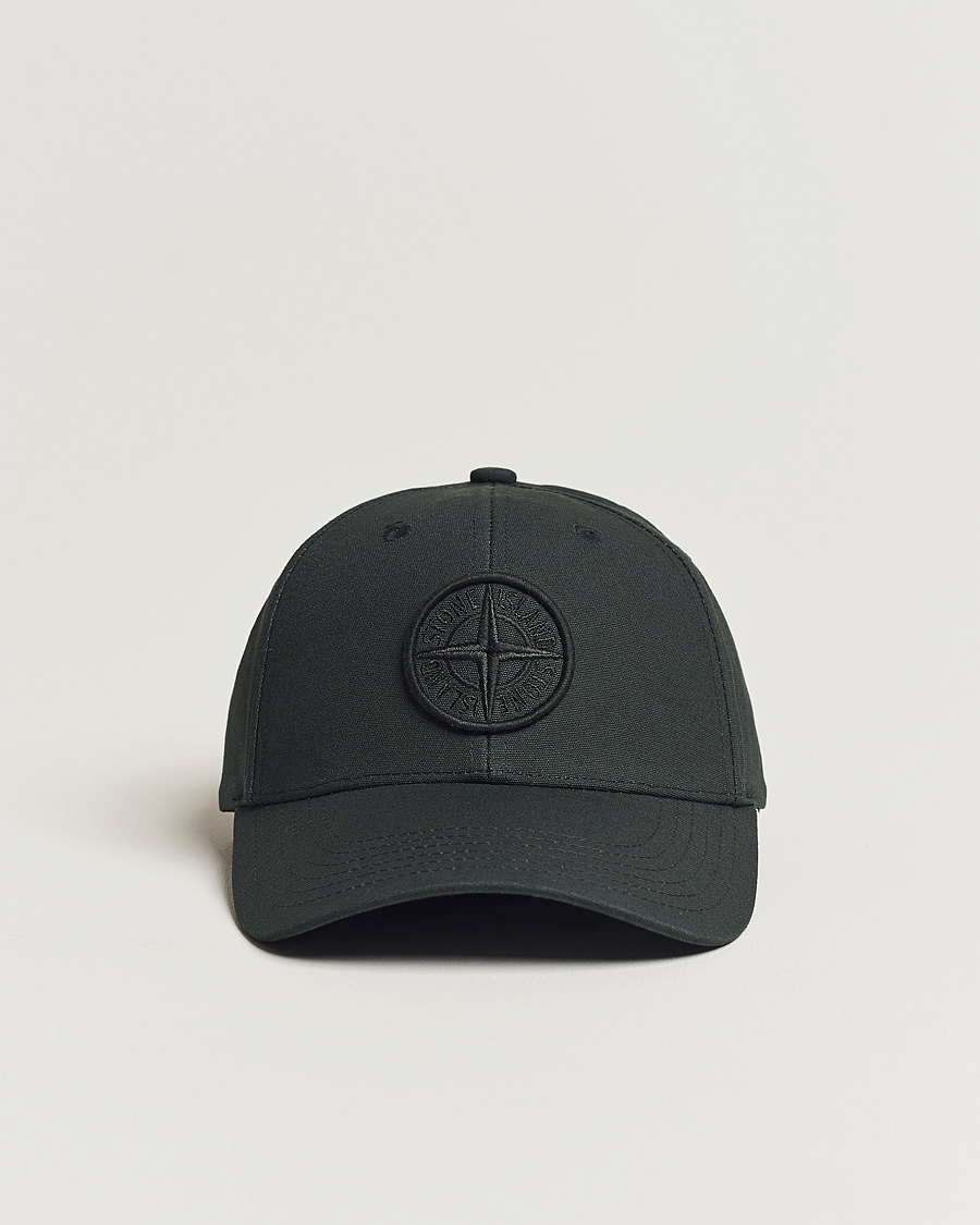 Homme | Stone Island Classic Cotton Cap Black | Stone Island | Classic Cotton Cap Black