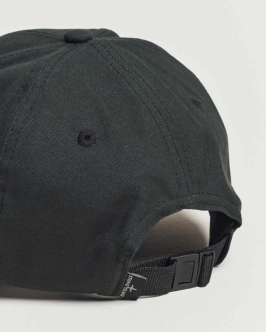 Homme | Stone Island Classic Cotton Cap Black | Stone Island | Classic Cotton Cap Black