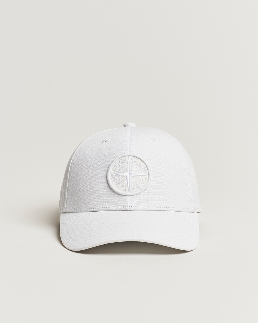 Homme | Stone Island Classic Cotton Cap White | Stone Island | Classic Cotton Cap White