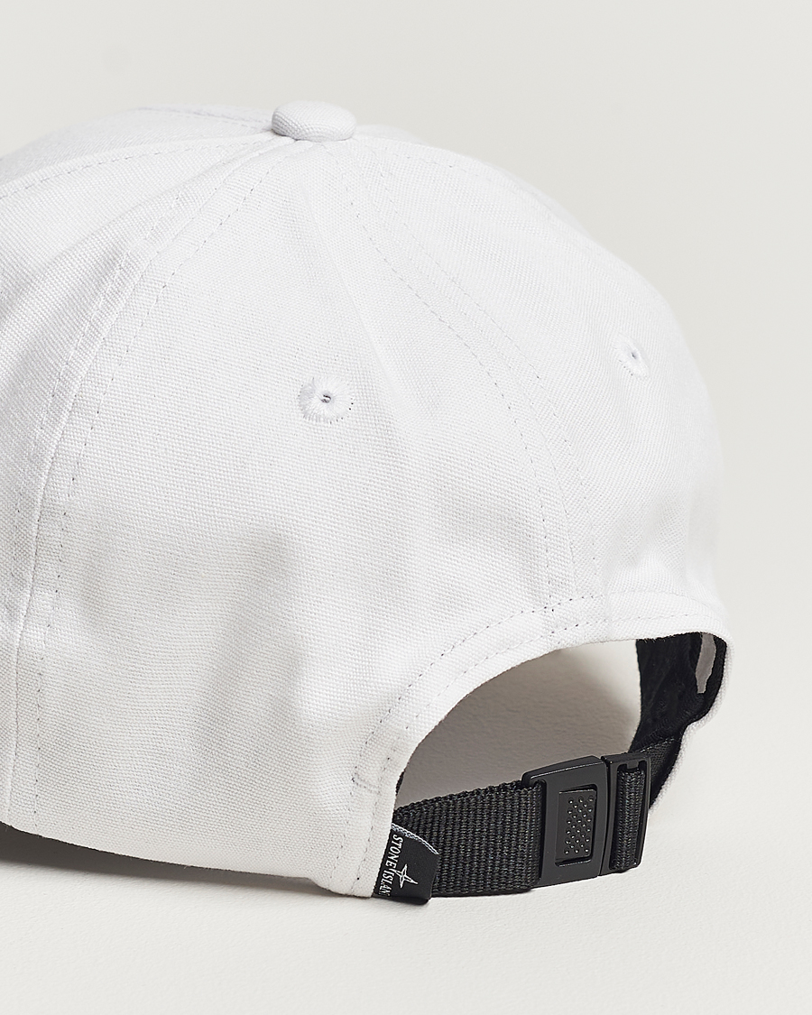 Homme | Stone Island Classic Cotton Cap White | Stone Island | Classic Cotton Cap White