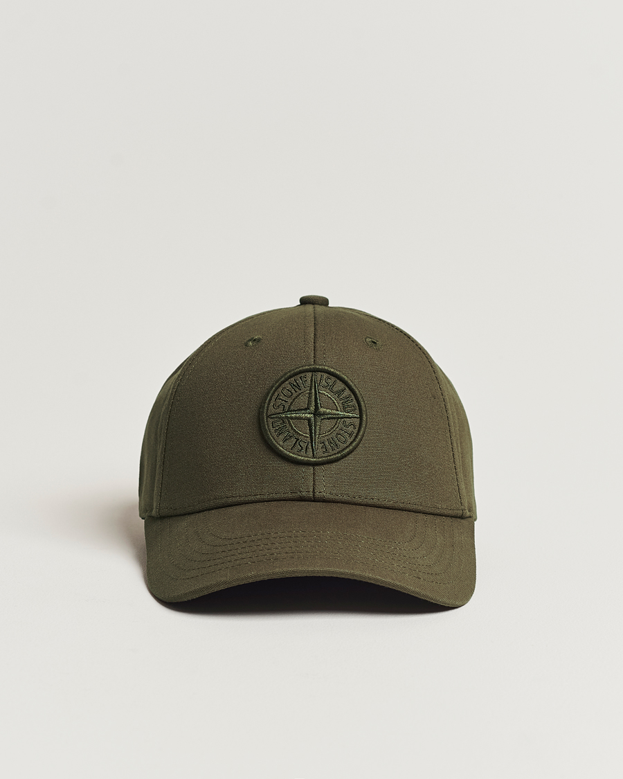 Homme | Stone Island Classic Cotton Cap Military Green | Stone Island | Classic Cotton Cap Military Green