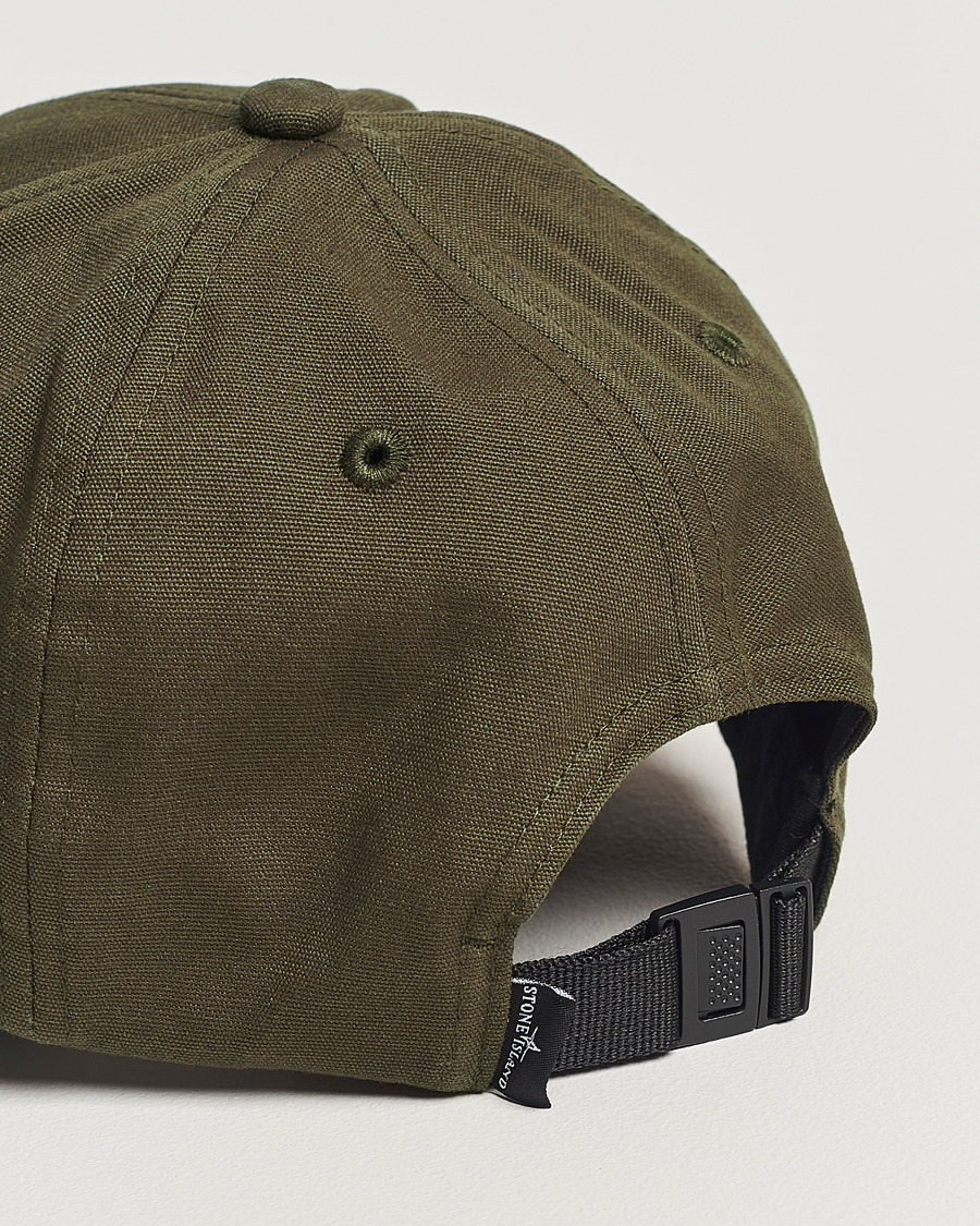 Homme | Stone Island Classic Cotton Cap Military Green | Stone Island | Classic Cotton Cap Military Green