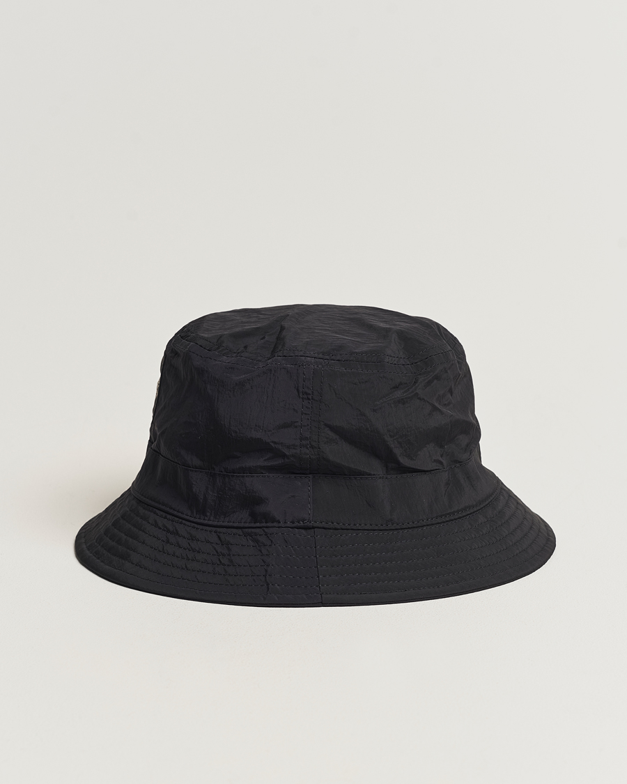 Homme | Stone Island Logo Bucket Hat Black | Stone Island | Logo Bucket Hat Black