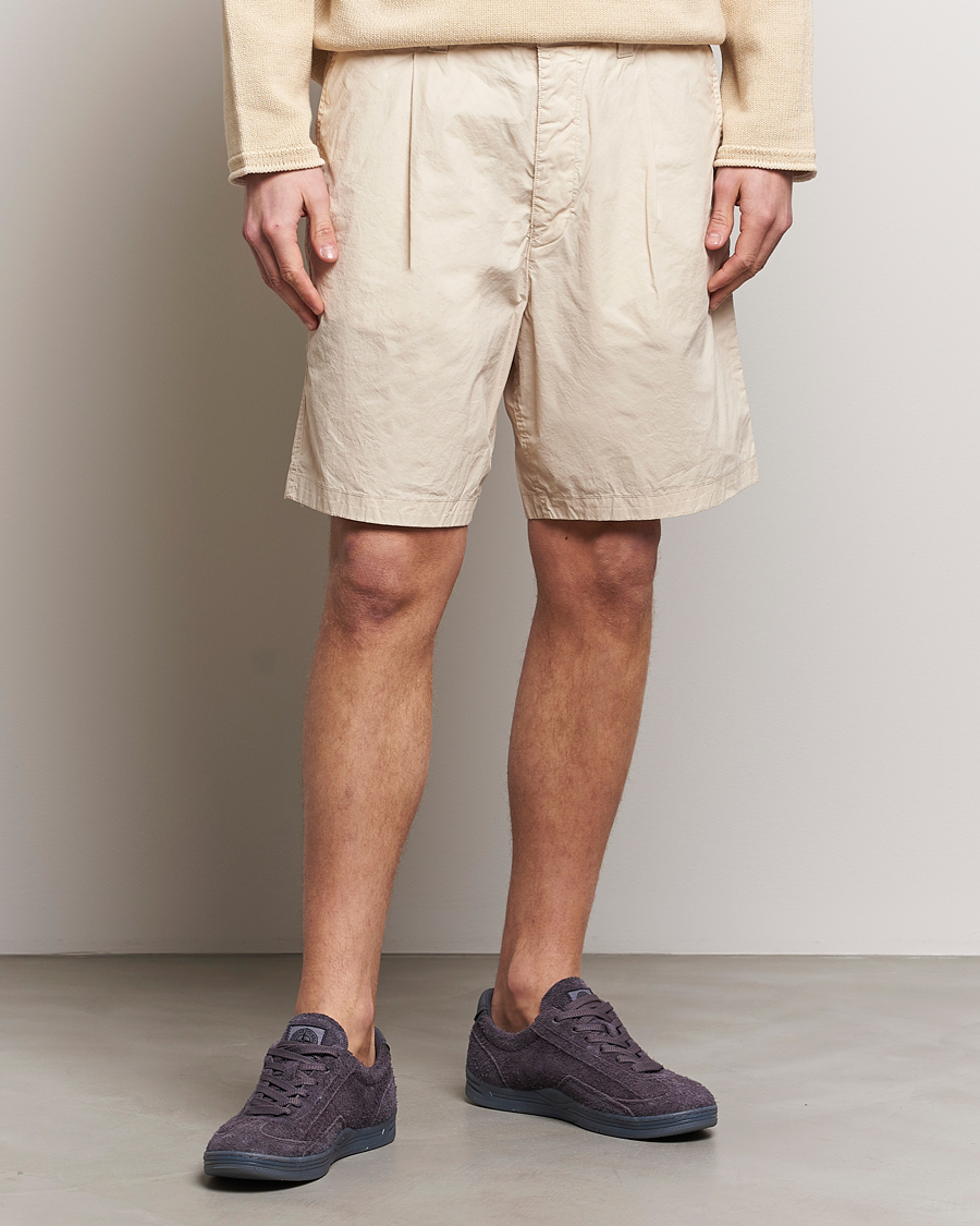 Homme |  | Stone Island | Marina Comfort Bermuda Shorts Natural Beige