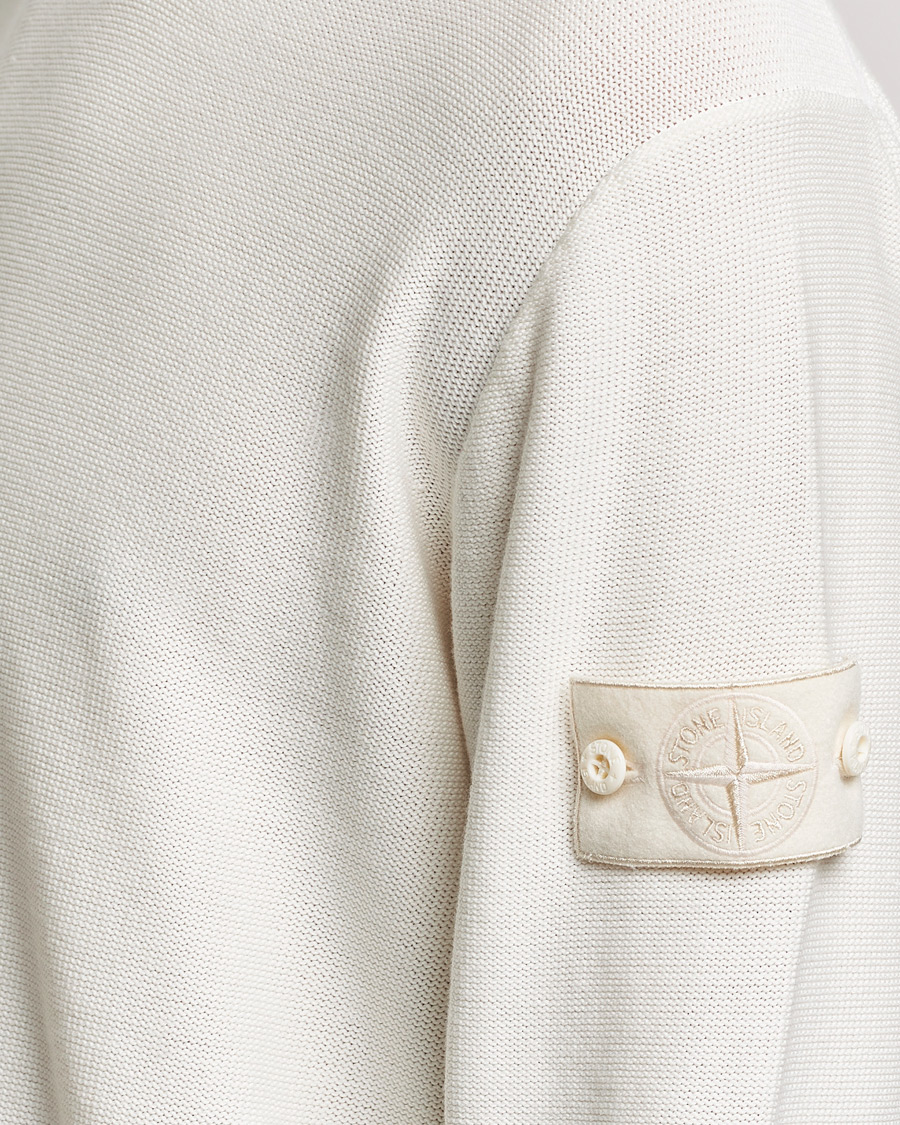 Homme | Pulls Et Tricots | Stone Island | Ghost Knitted Cotton/Cashmere Sweater Natural Beige