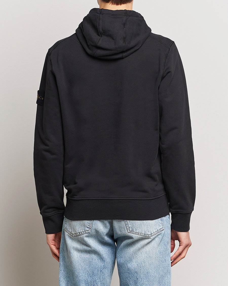 Homme | Pulls Et Tricots | Stone Island | Garment Dyed Cotton Fleece Hood Black