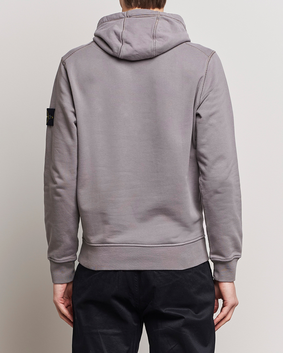 Homme | Pulls Et Tricots | Stone Island | Garment Dyed Cotton Fleece Hood Dove Grey