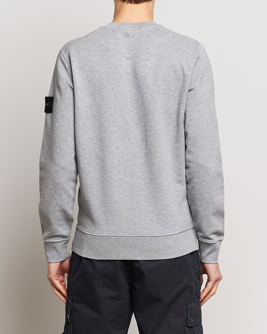 Homme | Pulls Et Tricots | Stone Island | Garment Dyed Cotton Sweatshirt Melange Grey