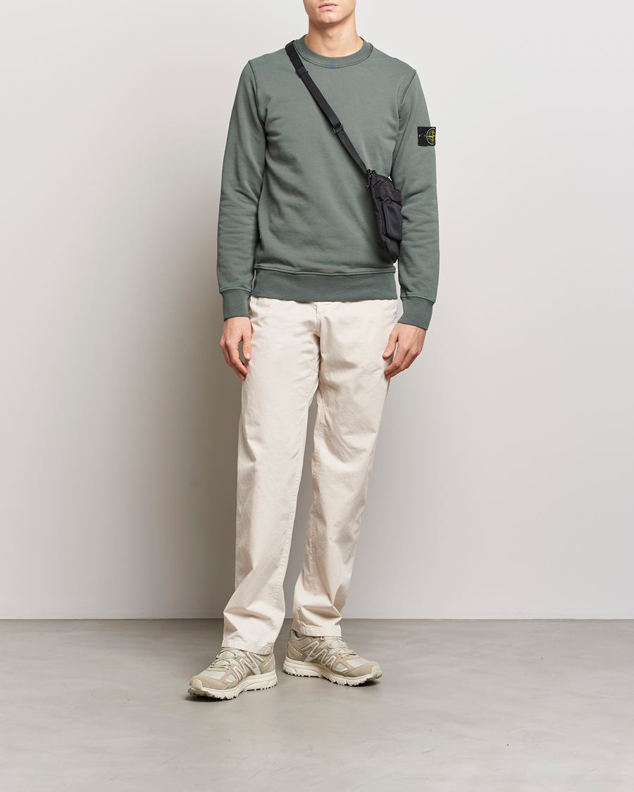 Homme | Pulls Et Tricots | Stone Island | Garment Dyed Cotton Sweatshirt Musk