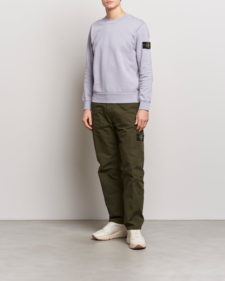 Homme | Pulls Et Tricots | Stone Island | Garment Dyed Cotton Sweatshirt Dust