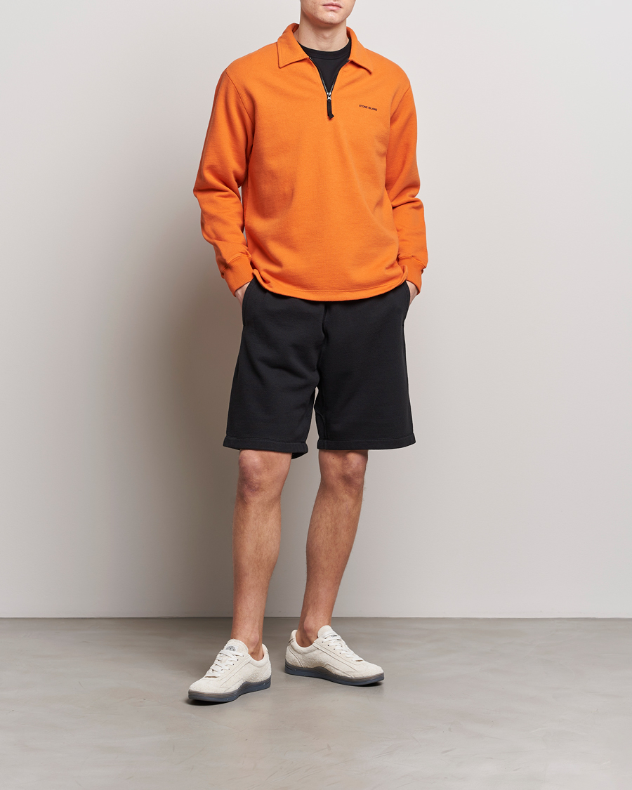 Homme | Shorts | Stone Island | Heavy Cotton Fleece Sweatshorts Black