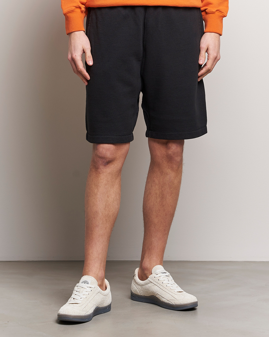 Homme | Shorts | Stone Island | Heavy Cotton Fleece Sweatshorts Black