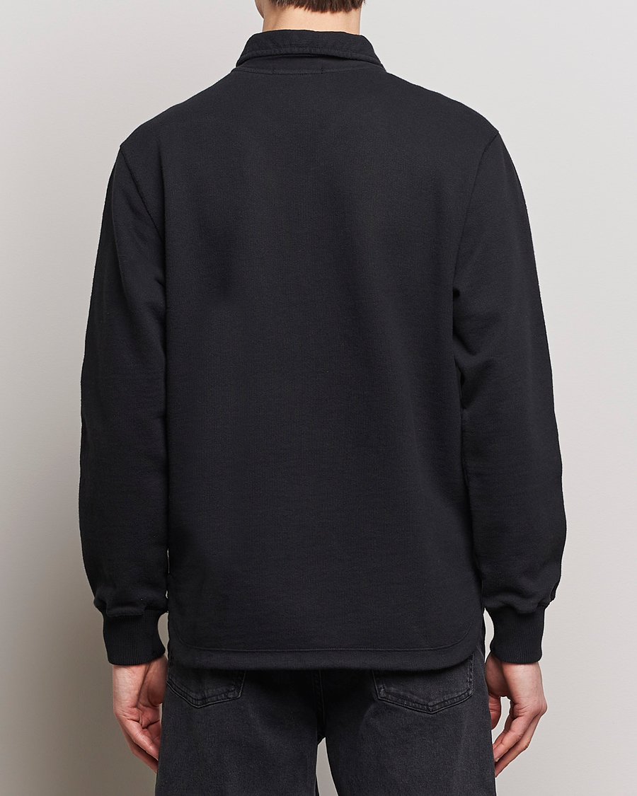 Homme | Pulls Et Tricots | Stone Island | Heavy Cotton Fleece Half Zip Sweatshirt Black