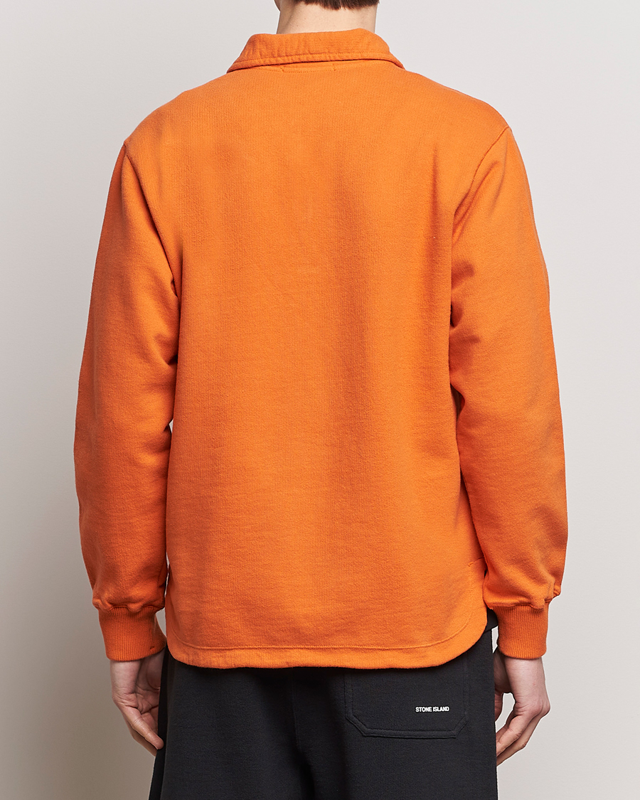 Homme | Pulls Et Tricots | Stone Island | Heavy Cotton Fleece Half Zip Sweatshirt Orange