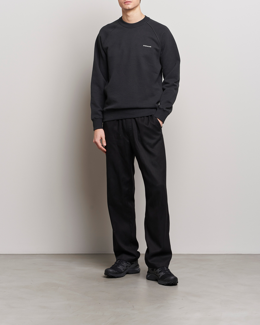 Homme | Pulls Et Tricots | Stone Island | Heavy Cotton Fleece Sweatshirt Black