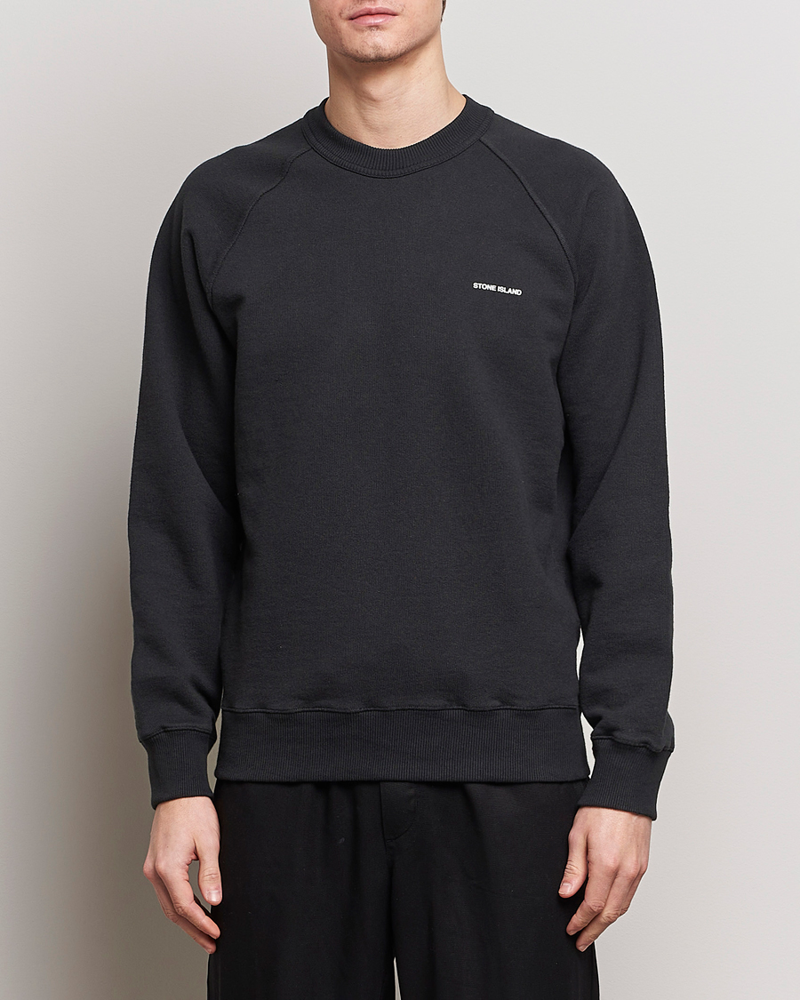 Homme | Vêtements | Stone Island | Heavy Cotton Fleece Sweatshirt Black