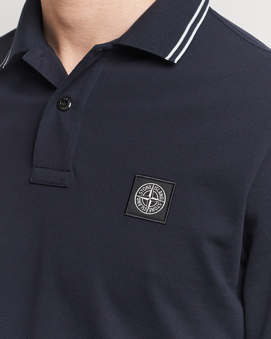 Homme | Pulls Et Tricots | Stone Island | Organic Cotton Stretch Pique Navy Blue
