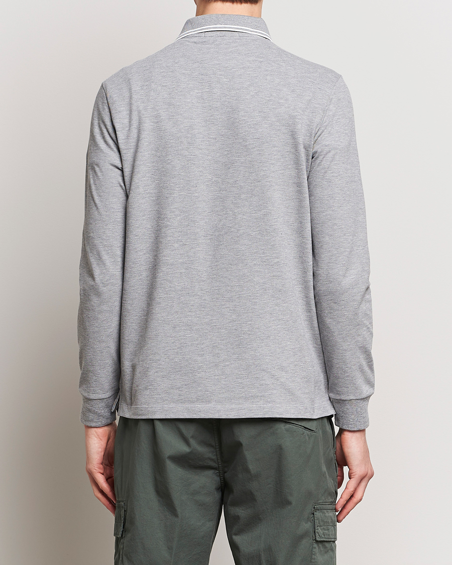 Homme | Pulls Et Tricots | Stone Island | Organic Cotton Stretch Pique Melange Grey