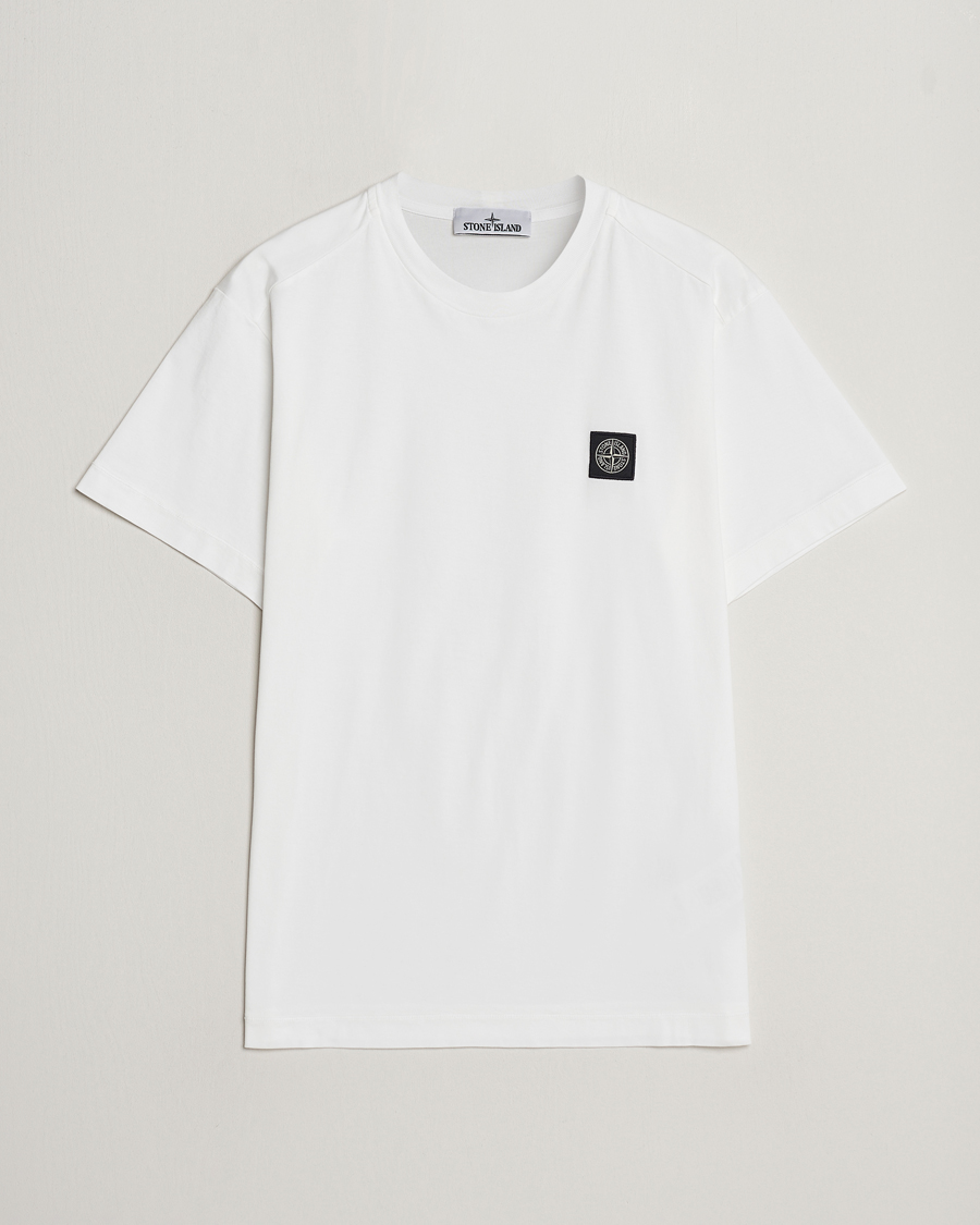 Homme | T-shirts | Stone Island | Garment Dyed Cotton Jersey T-Shirt White