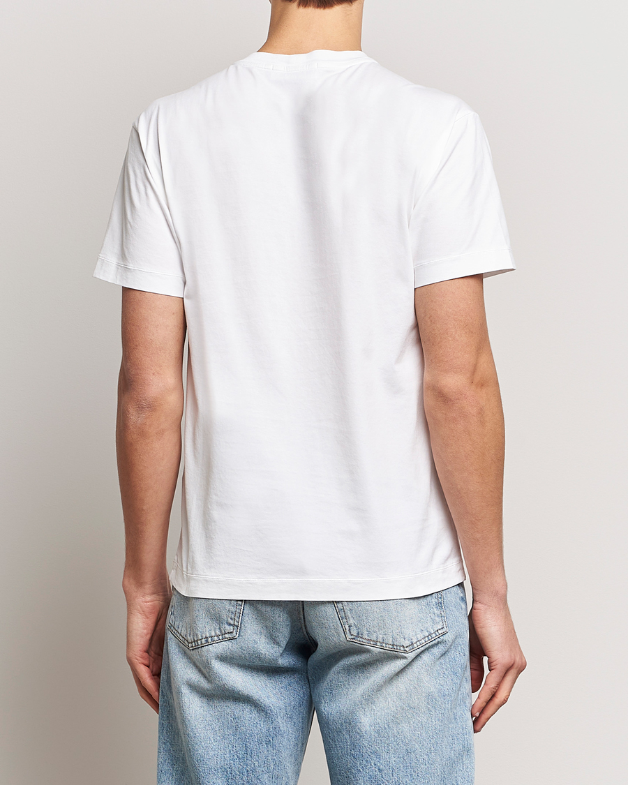 Homme | T-shirts | Stone Island | Garment Dyed Cotton Jersey T-Shirt White