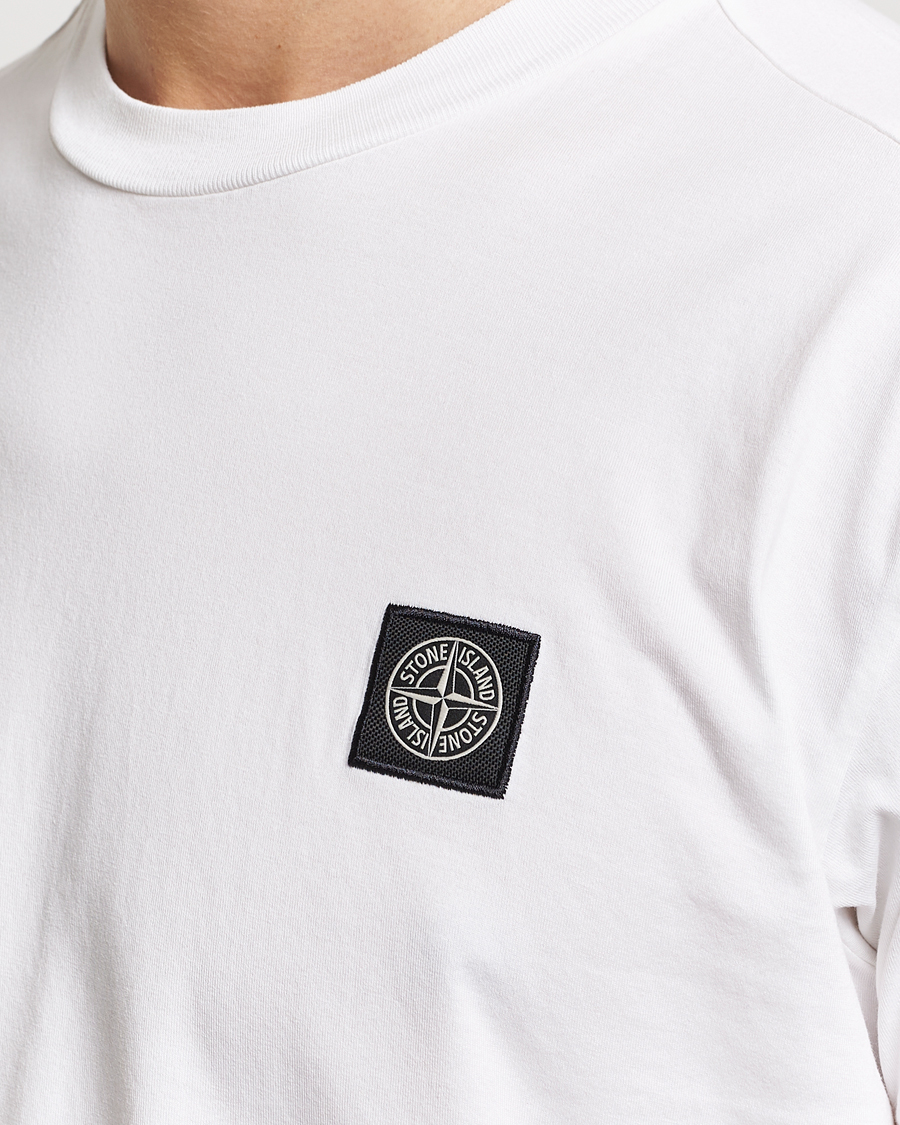 Homme | T-shirts | Stone Island | Garment Dyed Cotton Jersey T-Shirt White