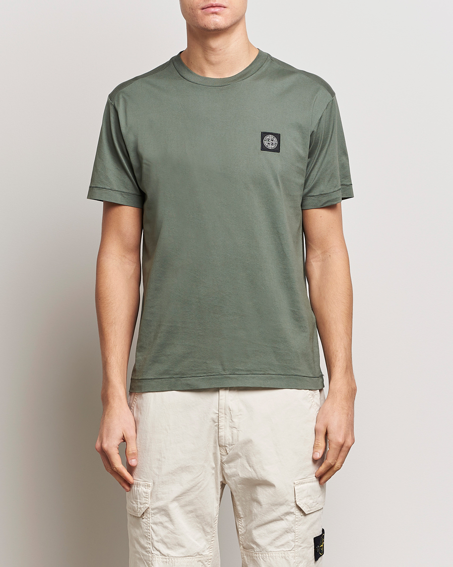 Homme |  | Stone Island | Garment Dyed Cotton Jersey T-Shirt Musk