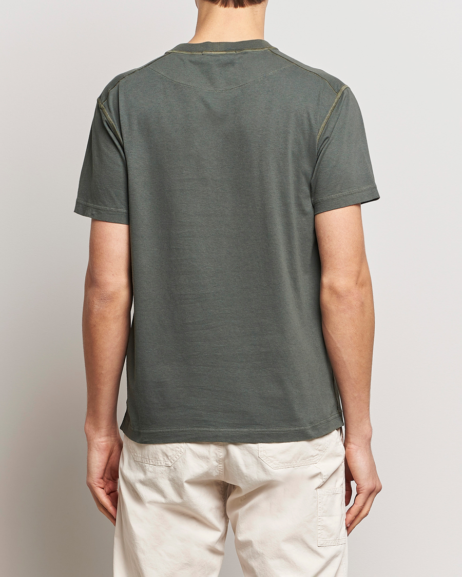 Homme | T-shirts | Stone Island | Organic Cotton Fissato Effect T-Shirt Musk