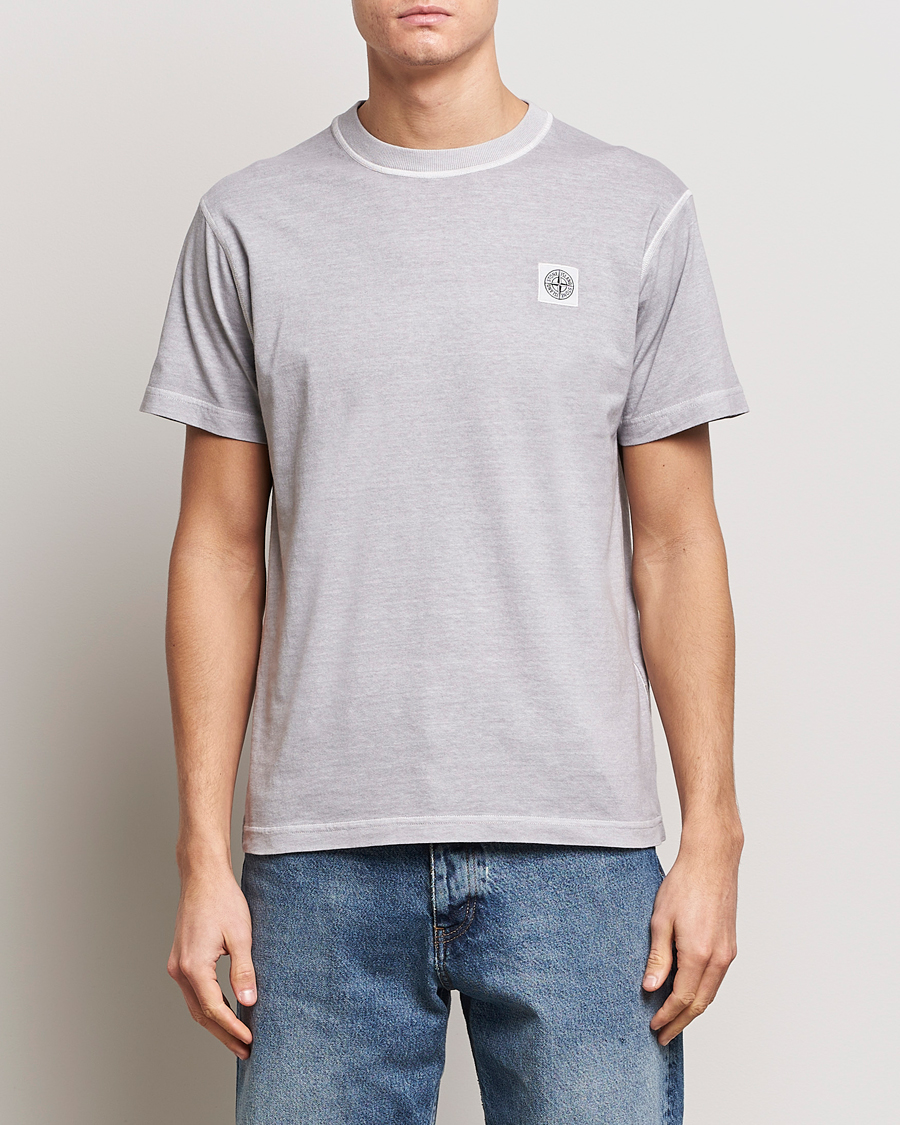 Homme |  | Stone Island | Organic Cotton Fissato Effect T-Shirt Dust